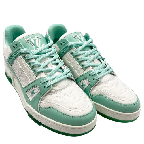 ⭐️美品⭐ルイヴィトン LV トレイナーライン モノグラム オレンジ 緑 28cm ⭐️美品⭐ルイヴィトン LV トレイナーライン モノグラム オレンジ 緑