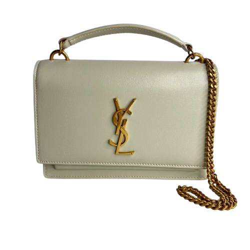 SAINT LAURENT PARIS サンローランパリ 533026 SUNSET サン書き割り ショルダーバッグ 2Way御徒面子 □□USED-AB