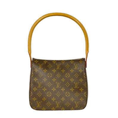 LOUIS VUITTON ルイヴィトン M51146 ルーピングMM モノグラム ショルダーバッグ ハンドバック □□USED-A
