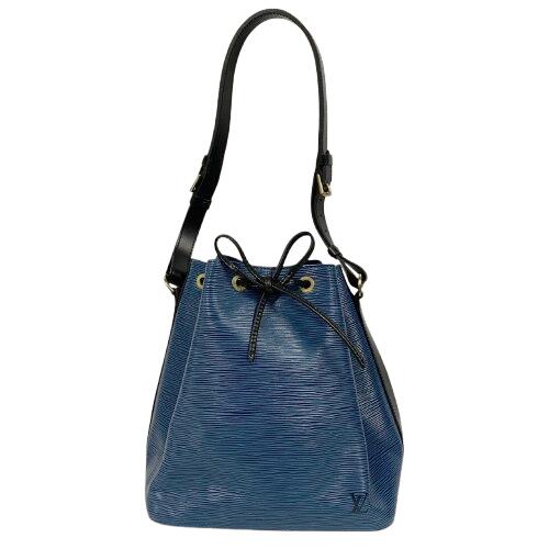 LOUIS VUITTON ルイヴィトン M44152 プチ ノエ ショルダーバッグ エピ 青碧 合切袋 USED-B