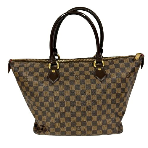 LOUIS VUITTON ルイヴィトン N51182 サレヤMM ダミエ ハンドバッグ ブラウン系□□USED-B