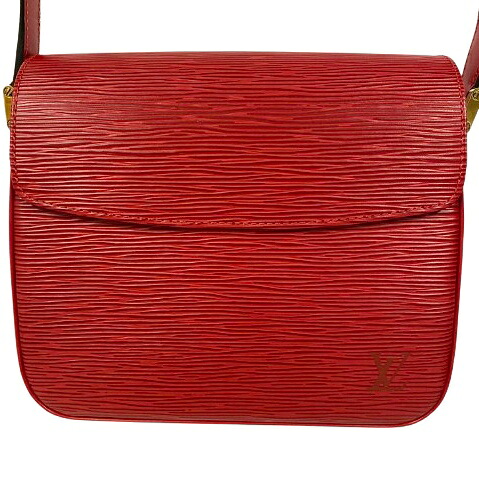 LOUIS VUITTON ルイヴィトン M52207 ビュシ エピ ワンショルダーバッグ レッド □□USED-SA