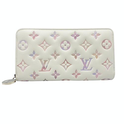 LOUIS VUITTON ルイヴィトン M15091 ジッピー・ウォレット ドリーム ベージュ 長財布 ラウンドファスナー □□USED-S