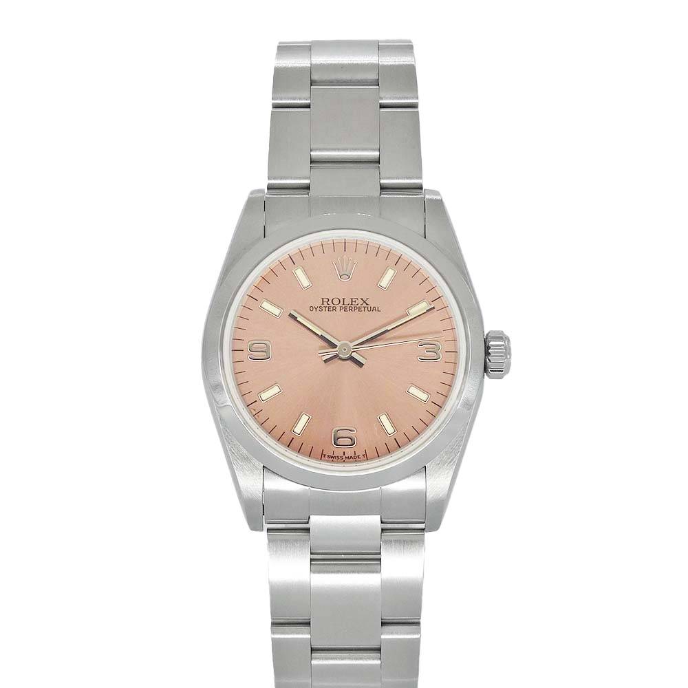 ロレックス ROLEX 67480 オイスターパーペチュアル ピンク □□USED-SA