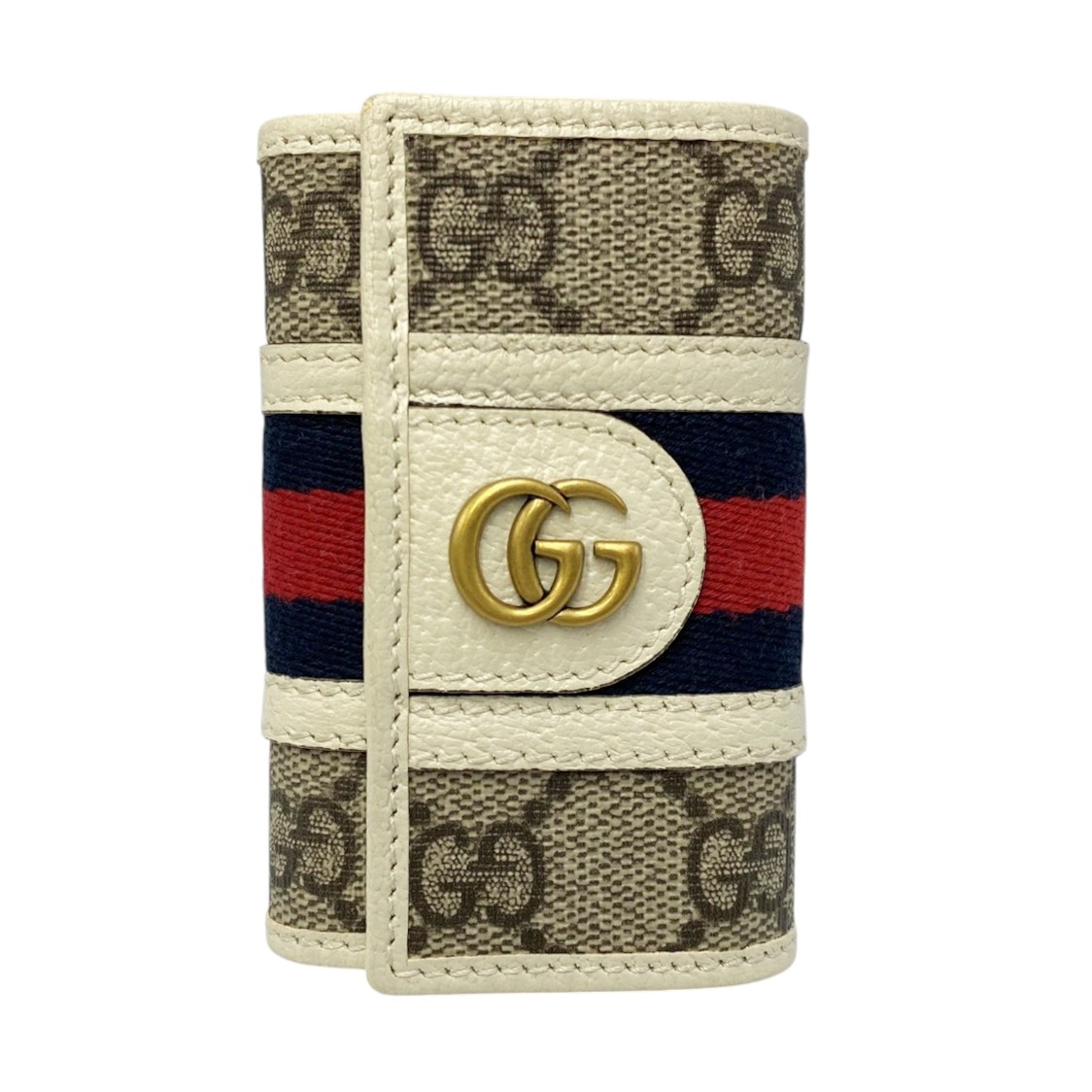 GUCCI グッチ 603732 オフィディア GGキーケース レザー キーケース GG レディース メンズ USED-A｜かんてい局名古屋東郷店