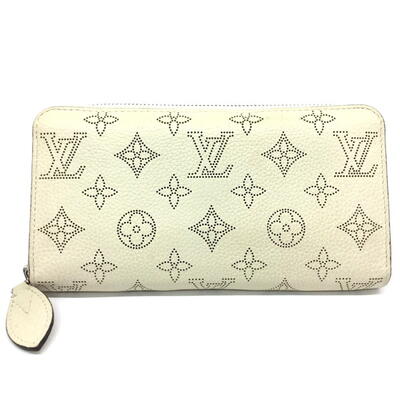 LOUIS VUITTON【ルイヴィトン】ジッピーウォレット M61869 マヒナ イヴォワール ラウンドジッパー長紙入れ【中古品/USED-B】一六銀行 かんてい局那覇店 ｎ3101558927300266