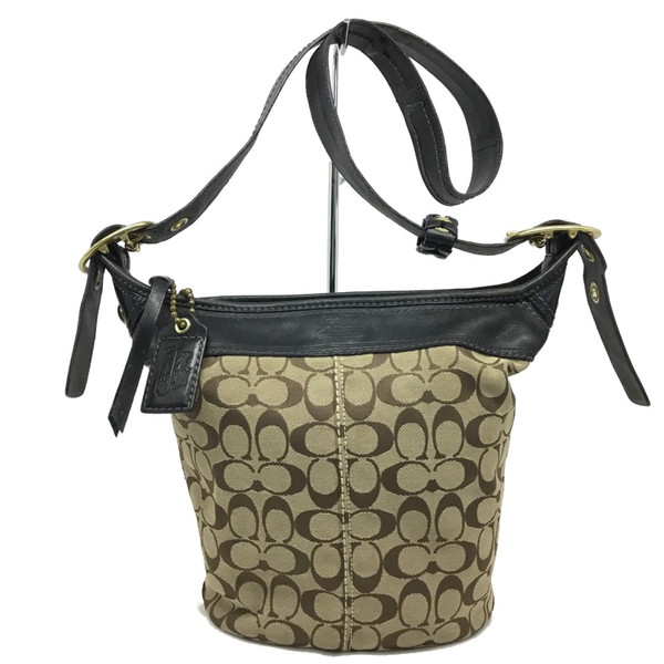 ★COACH★ ショルダーバッグ シグネチャー フラップ ブラウン 11436 ☆COACH☆ ショルダーバッグ シグネチャー フラップ ブラウン 11436