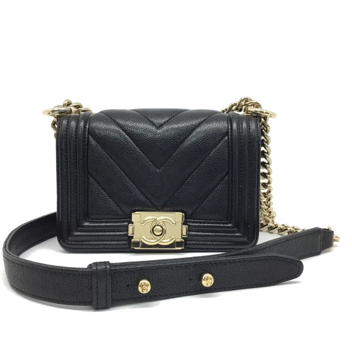 CHANEL シャネル ボーイシャネル マドモアゼル Vステッチ ココマーク CHANEL シャネル ボーイシャネル マドモアゼル Vステッチ ココマーク