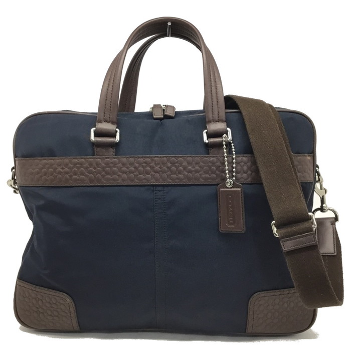 楽天市場】【バッグ】COACH コーチ ナイロン ブリーフケース