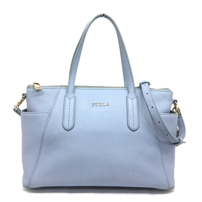 FURULA キャンディ・ライン ハンドバック 青 PVC Furla フルラ キャンディ ハンドバッグ PVC レディース ブランド