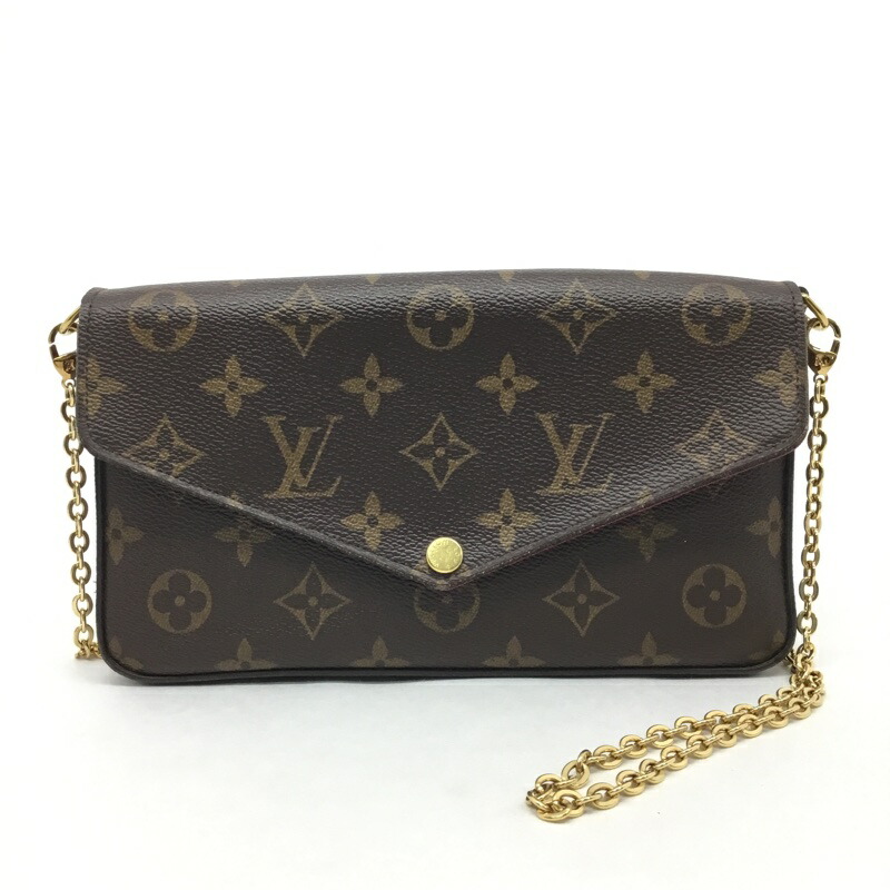 正規品　美品ルイヴィトン クロシェット バッグ付属品（黑） 楽天市場】T【LOUIS VUITTON】ポシェットフェリシー M64064