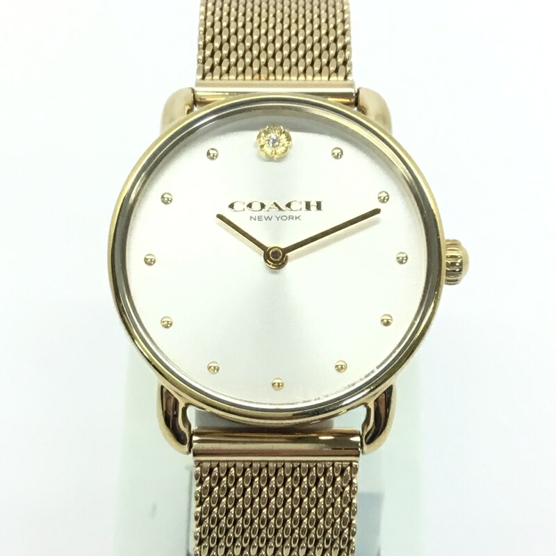 COACH【コーチ】エリオット　レディース　クォーツウォッチ　CA.158.7.34.2377　ゴールドカラー【中古品/USED-B】質屋　かんてい局那覇店　ｎ3100244927300028 9,856円