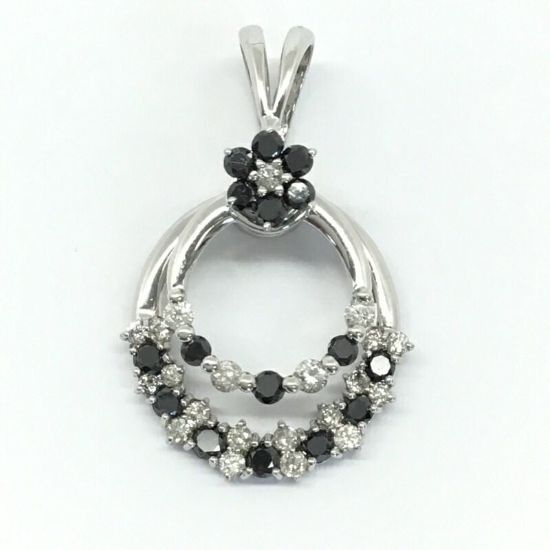 【K18　WG】ダイヤ（1.00ct）・石付き　ペンダントトップ　総重量約4.9ｇ　18金　ホワイトゴールド【中古品/USED-B】質屋　かんてい局那覇店　ｎ3103307927300053 75,900円
