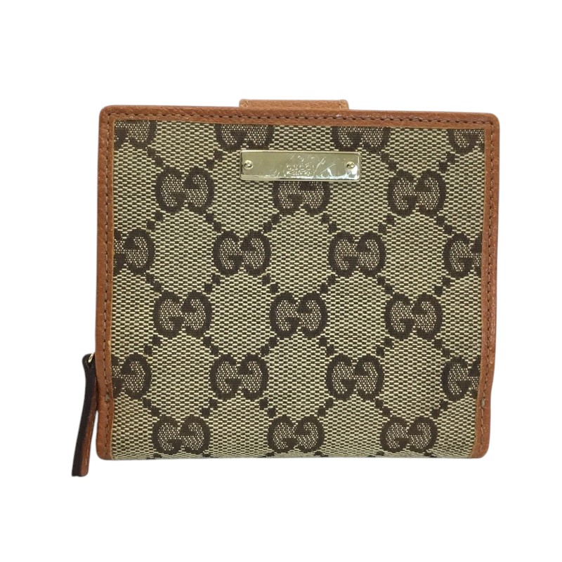 楽天市場】【財布】GUCCI グッチ GGキャンバス 2つ折財布 ダブル