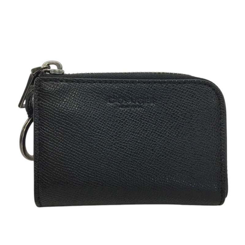 COACH【コーチ】キーケース　キーリング　カードケース　CW359　レザー　ブラック【中古品/USED-B】質屋　かんてい局那覇店　ｎ3102355939900001