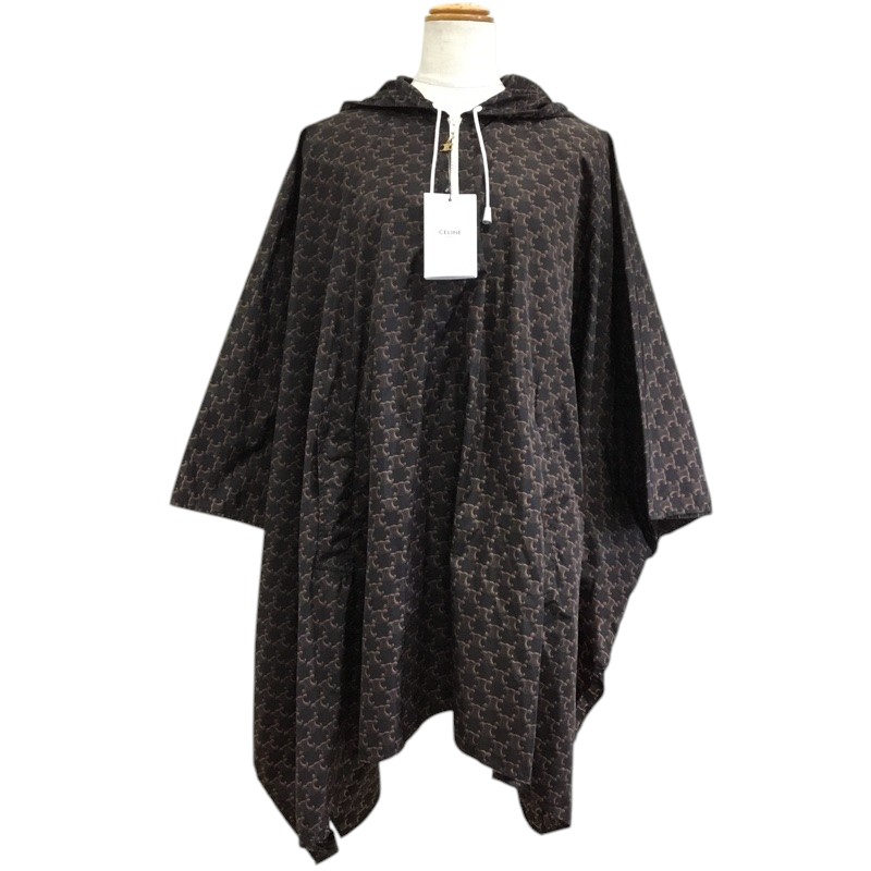 CELINE【セリーヌ】トリオンフ　ポンチョ　2W400344N　ナイロン　ブラウン系　サイズ表記TU【中古品/USED-AB】質屋　かんてい局つかざん店　ｔ3103935927300001
