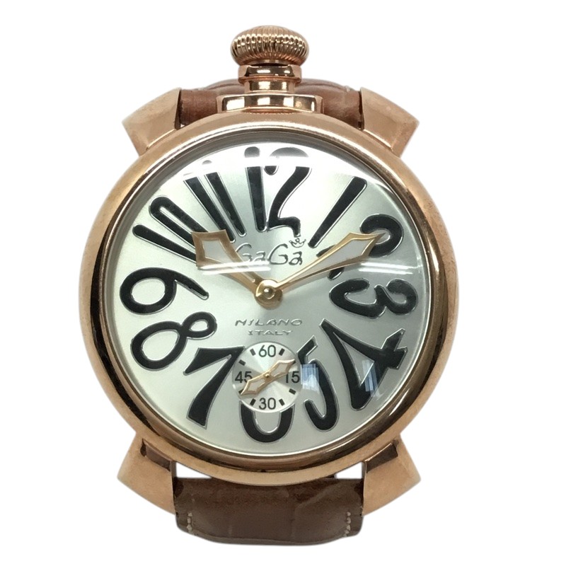 楽天市場】☆美品☆箱・保証書付き【GaGa MILANO】ガガミラノ