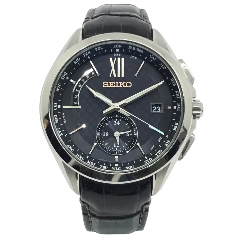 SEIKO【セイコー】ブライツ 飛翔熟練者 8B63-0AL0 ソーラー メンズウォッチ【中古品/USED-B】一六銀行 かんてい局那覇店 ｎ3100017927300166 腕時計-メンズ腕時計