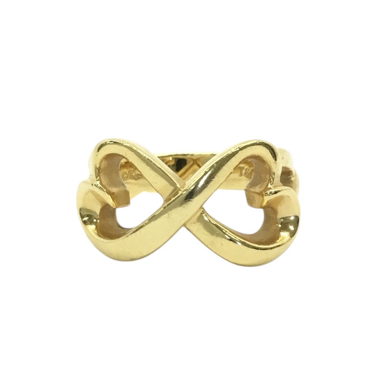 TIFFANY＆Co【ティファニー】ダブルラビングハートリング　アクセサリー　指輪　Au750　K18YG　約13号【中古品/USED-B】質屋　かんてい局那覇店　ｎ3103409927300059
