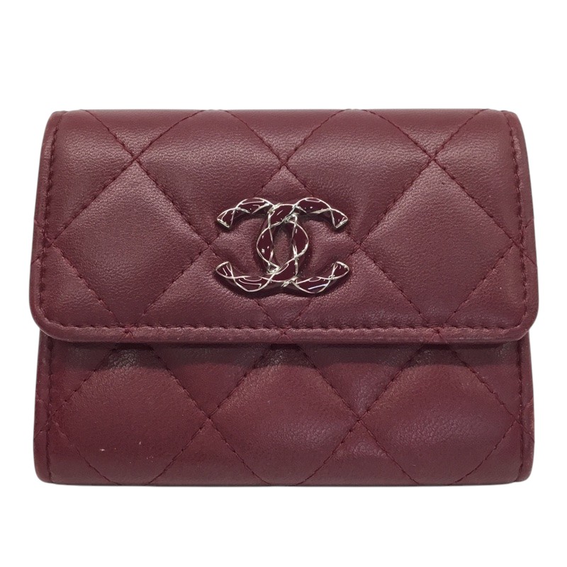 楽天市場】CHANEL【シャネル】A81940 2つ折り財布 コンパクト