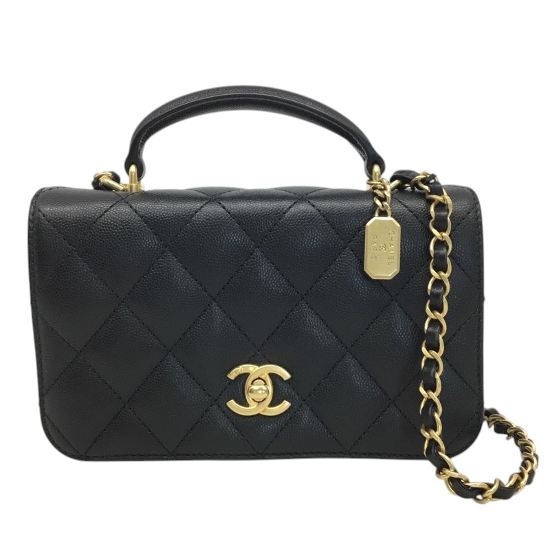 CHANEL【シャネル】いの一番手持ち部分 2WAY御徒面子 チェーン店ショルダーバッグ AS4286 マトラッセ キャビア人はだ 黒いこと【中古品/USED-AB】一六銀行 かんてい局那覇店 ｎ3100880927300020