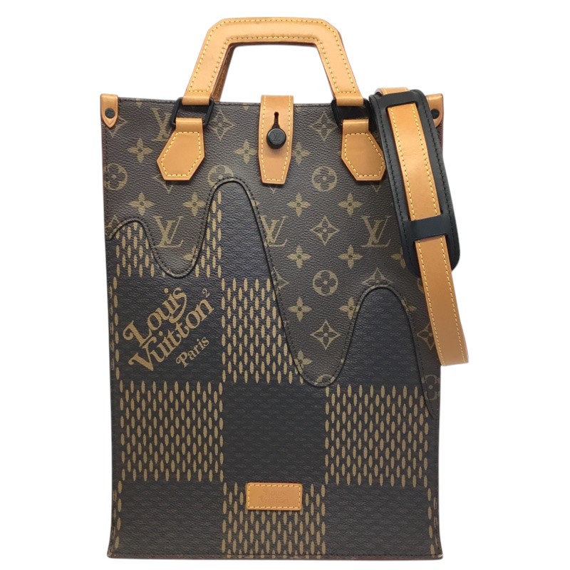 LOUIS　VUITTON【ルイヴィトン】ミニトート　ヴァージルアブロー×NIGOコラボ　2WAYバッグ　ショルダーバッグ　モノグラム　ダミエ【中古品/USED-AB】質屋　かんてい局那覇店　ｎ3100879927300049