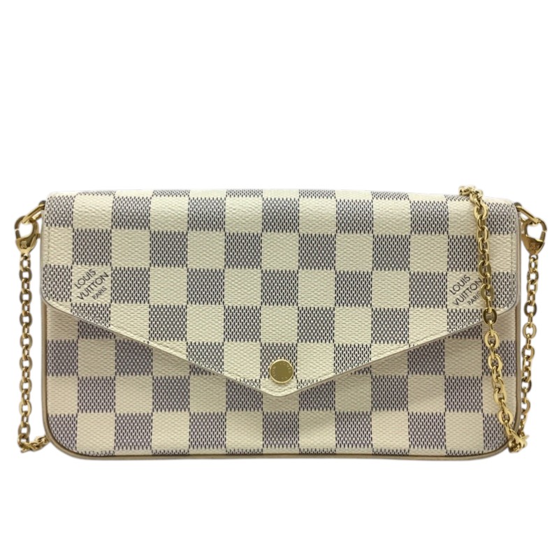 LOUIS　VUITTON【ルイヴィトン】ポシェットフェリシー　N63106　ダミエアズール　チェーンショルダーバッグ・ウォレット【中古品/USED-B】質屋　かんてい局那覇店　ｎ3100427927300634