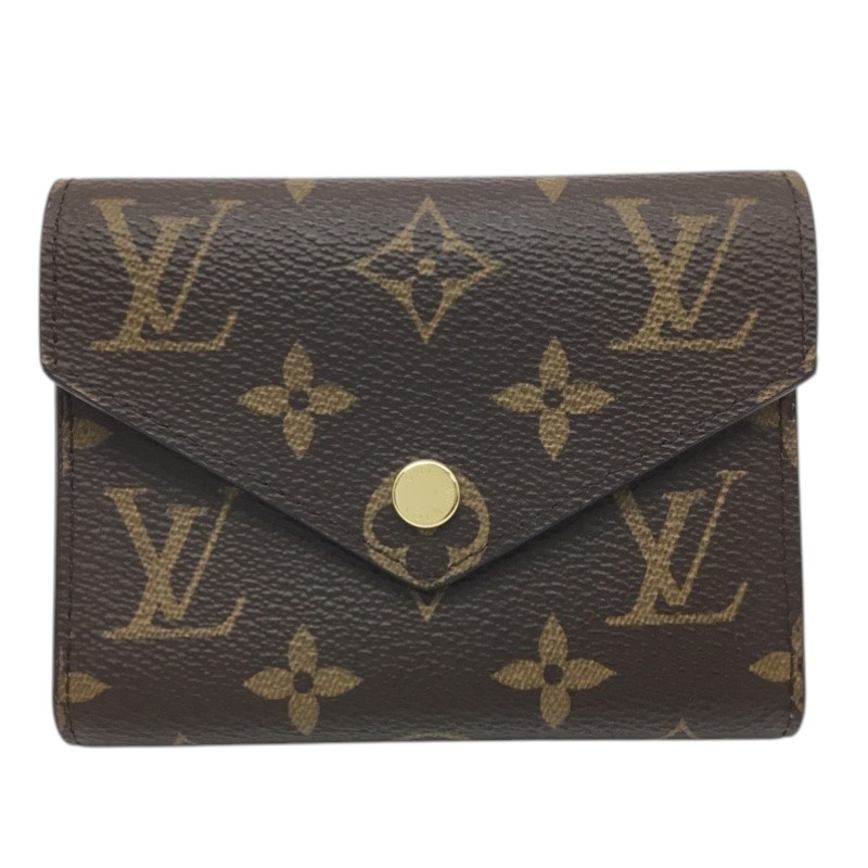 LOUIS VUITTON【ルイヴィトン】※かしら文字入り口・入口 ポルトフォイユ ヴィクトリーヌ 三つ折り紙入れ モノグラム M62472【中古品/USED-AB】一六銀行 かんてい局那覇店 ｎ3101897927300441