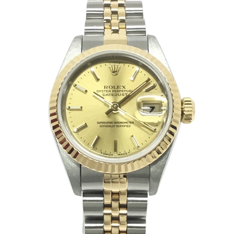 ROLEX【ロレックス】デイトジャスト 69173 レディース ウォッチ 自動小銃一巻き SS×YG【中古品/USED-B】一六銀行 かんてい局那覇店 ｎ3100210927300121
