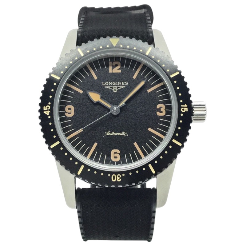 LONGINES【ロンジン】ヘリテージ　スキンダイバー　メンズ腕時計　自動巻　L2.822.4.56.9【中古品/USED-B】質屋　かんてい局那覇店　ｎ3100069927300018｜かんてい局沖縄　店 97,900円