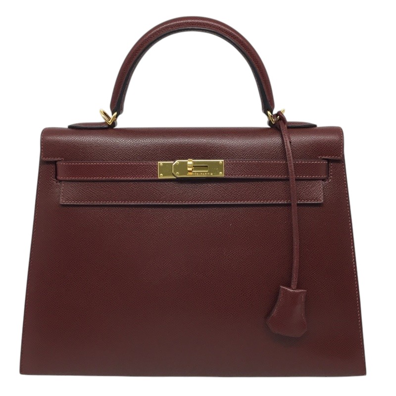 HERMES【エルメス】ケリー32 ハンドバッグ ショルダーバッグ リセ ルージュアッシュ ゴールド金具【中古品/USED-AB】質屋 かんてい局那覇店 n3100316927300049|かんてい局沖縄 店