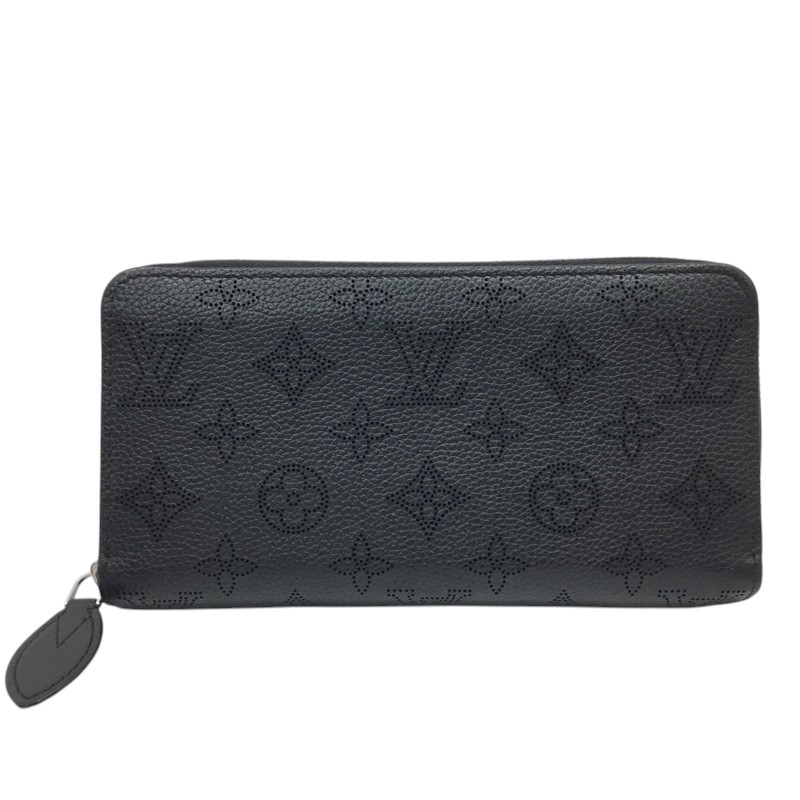 LOUIS VUITTON【ルイヴィトン】ジッピーウォレット M61867 ラウンドチャック長札入れ モノグラム マヒナ 黒いこと【中古品/USED-AB】一六銀行 かんてい局那覇店 ｎ3101558927300453