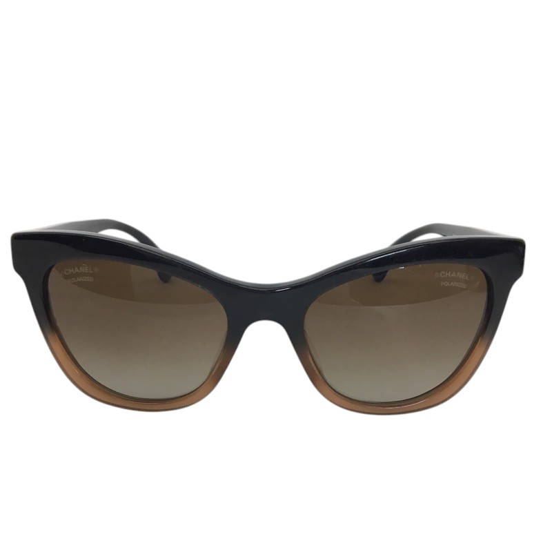 CHANEL【シャネル】ココマーク 黒眼鏡 5350-A 黒いこと 赤銅色 レディース 流行り物小物【中古品/USED-B】一六銀行 かんてい局那覇店 ｎ310010927300046