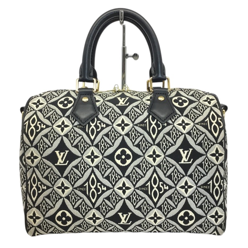 LOUIS VUITTON【ルイヴィトン】スピーディバンドリエール 25 ハンドバック ショルダーバッグ M45769 モノグラムジャガード 黒いこと【中古品/USED-AB】一六銀行 かんてい局那覇店 ｎ3100879927300263