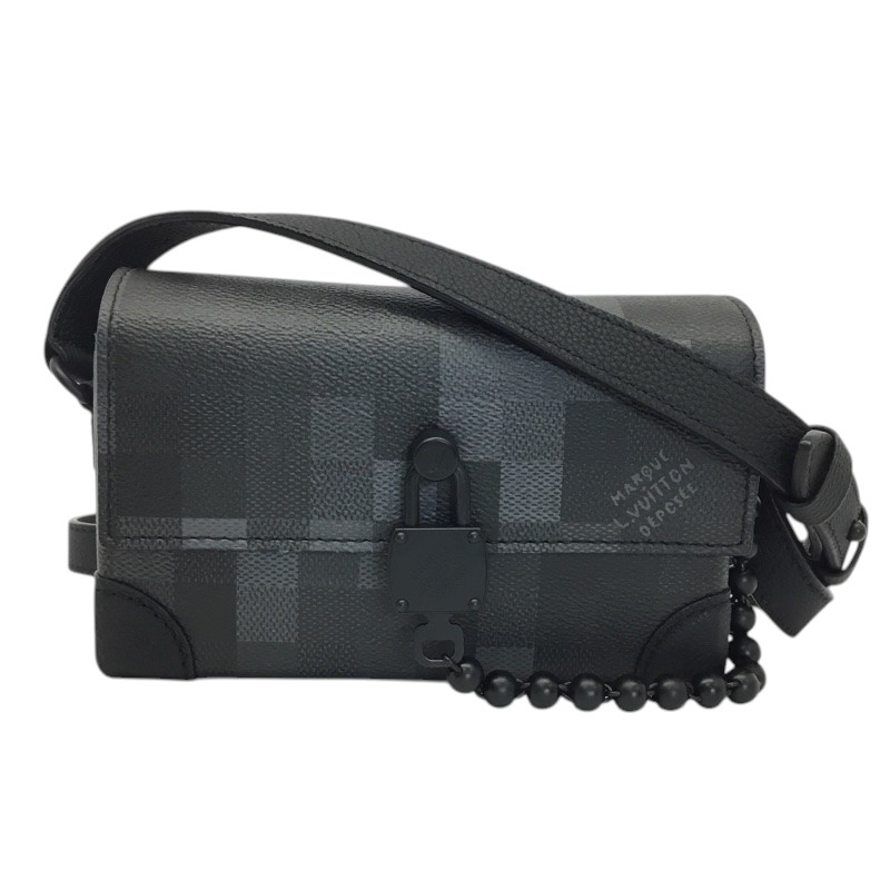 LOUIS VUITTON【ルイヴィトン】スティーマー･ウェアラブル ウォレット M14923 ショルダーバッグ ダモフラージュ 黒いこと 薄墨色系【中古品/USED-AB】一六銀行 かんてい局那覇店 ｎ3101784927300007