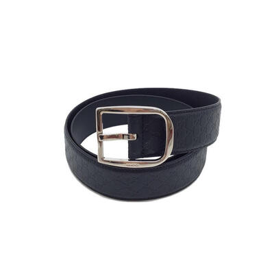 Gucci グッチ マイクログッチシマレザーベルト マイクログッチシマレザー ネービーブルー 金具 Used S K かんてい公社コザ山内売店 Gucci マイクログッチシマレザーベルト ネイビー メンズ Giroveloce It