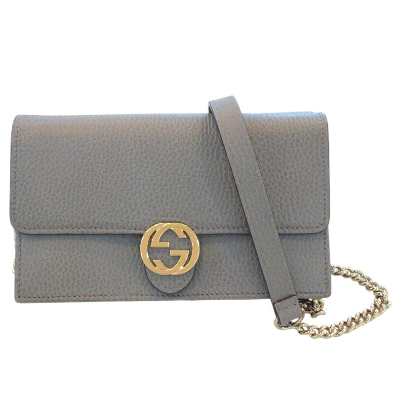 楽天市場】グッチ GUCCI ウォレットチェーン ゴールドxブラック