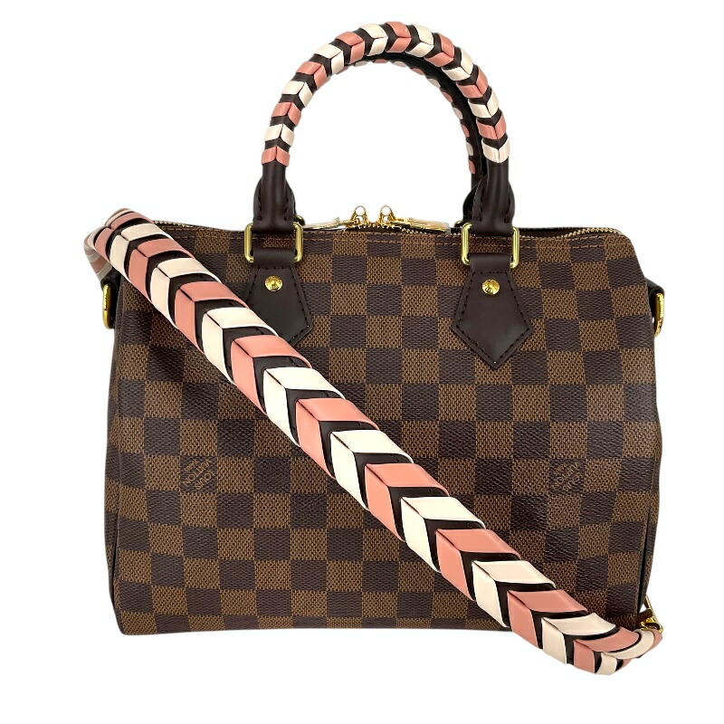 LOUIS VUITTON　ルイヴィトン　N40450　スピーディー25　ダミエ　デザインストラップ【USED-AB】かんてい局コザ山内店　ｋ1234567891234567