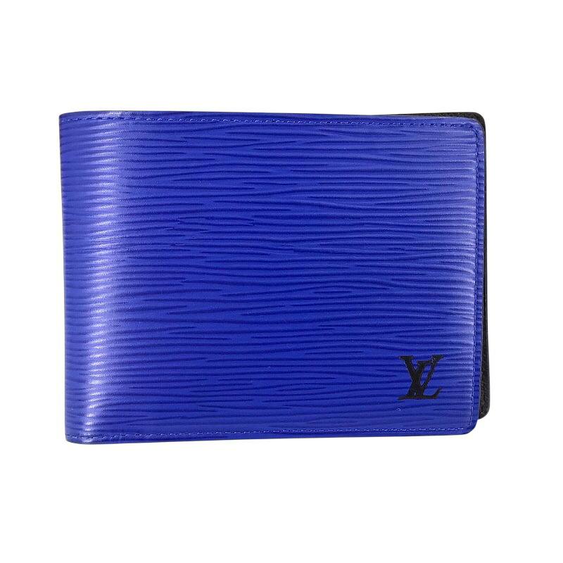 LOUISVUITTON ルイヴィトン M80770 ポルトフォイユ ミュルティプル 青色 箱付き添い人 メンズ【USED-AB】かんてい局コザ山内店 ｋ3101897927400296 財布・ケース-バッグ・小物・ブランド雑貨-メンズ財布