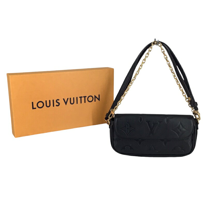 Louis Vuitton　ルイヴィトン　M82154　アンプラント　ウォレットオンチェーン　アイビー　レディース　ブラック　黒　２WAY【USED-AB】かんてい局コザ山内店　k3100427927400541