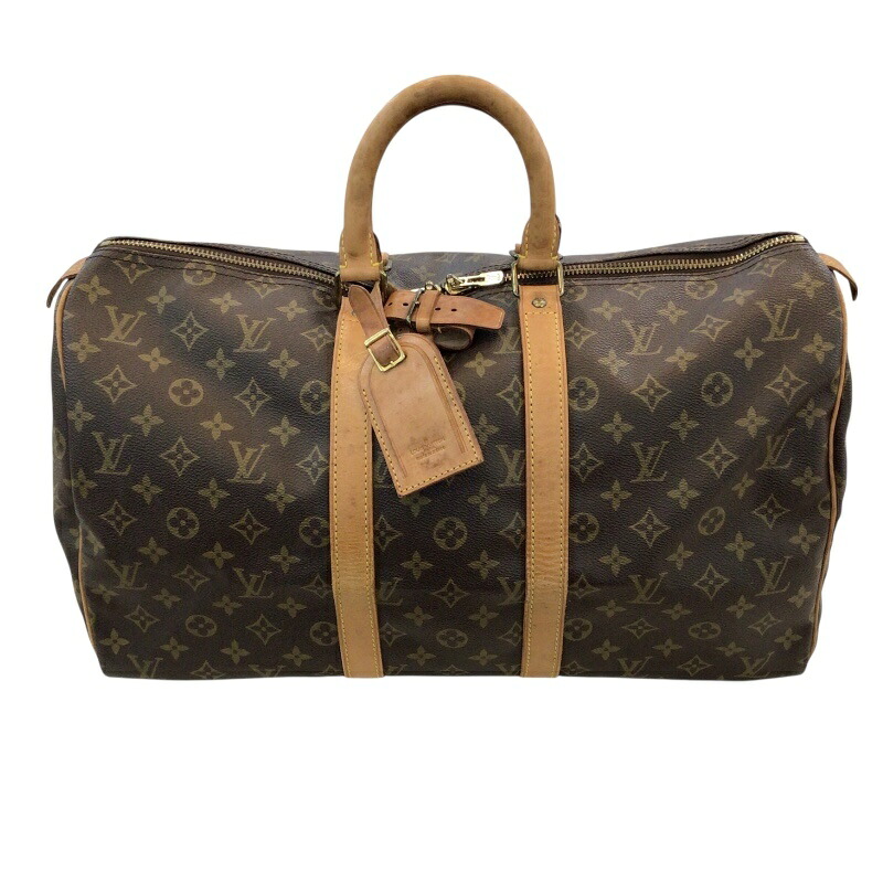 LOUIS VUITTON　ルイヴィトン　M41428　モノグラム　キーポル45　旅行バック　ブラウン【USED-C】かんてい局コザ山内店　ｋ3100992927400072
