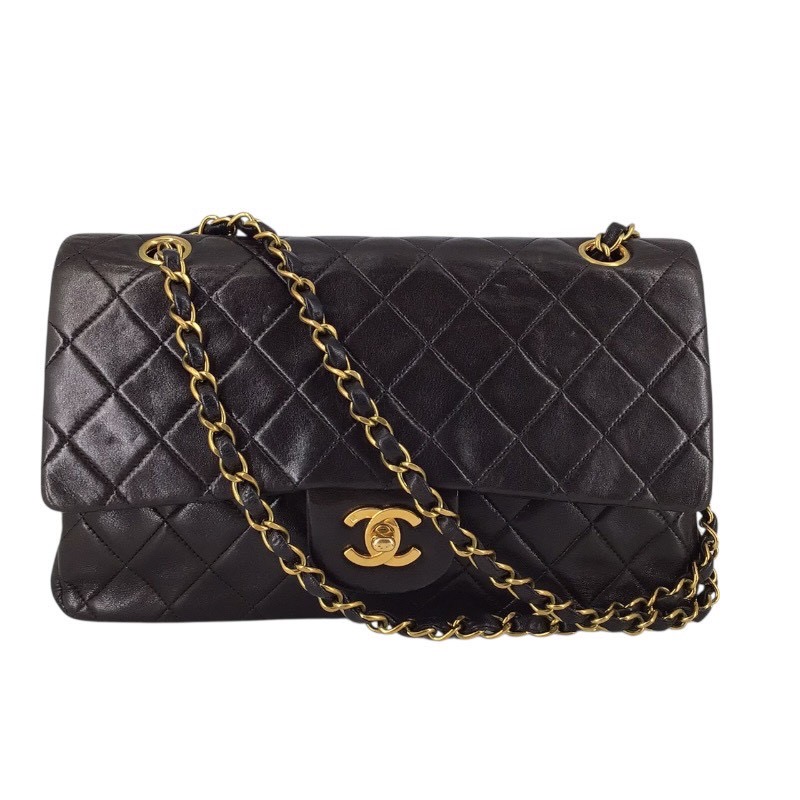 CHANEL　シャネル　A01112　マトラッセ25　チェーンショルダーバッグ　ブラック【USED-B】かんてい局コザ山内店　ｋ3100428927400082