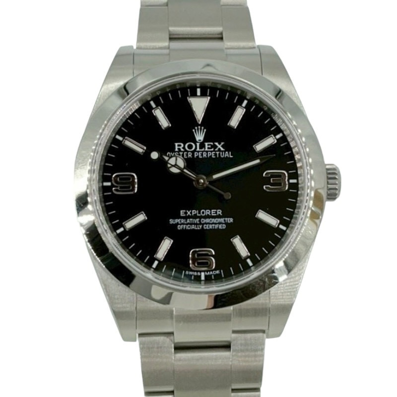 ROLEX　ロレックス　 214270　エクスプローラー1 前期モデル　自動巻き　100M防水　SS　ステンレススティール　ランダムシリアル　2026年２月OH.P済み　USED-B　k3100004927400255　かんてい局コザ山内店 487,200円
