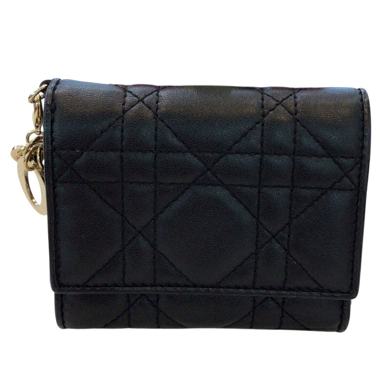 DIOR クリスチャンディオール S01810NMJ M900 Lady Dior Lotus ウォレット 箱付き添い人【USED-AB】かんてい局コザ山内店 k3101925927400007