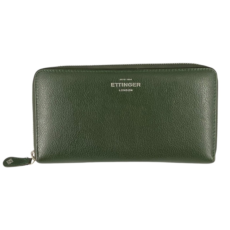 ETTINGER エッティンガー ゴートレザー ラウンドファスナー USED-B かんてい局コザ山内店 k3101557927400069|かんてい局沖縄 店