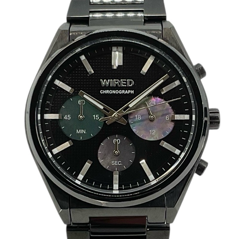 お値下げ不可　SEIKO WIRED クロノグラフAGAD088 付属品完備 Amazon.co.jp: [セイコーウォッチ] 腕時計 ワイアード ソーラー