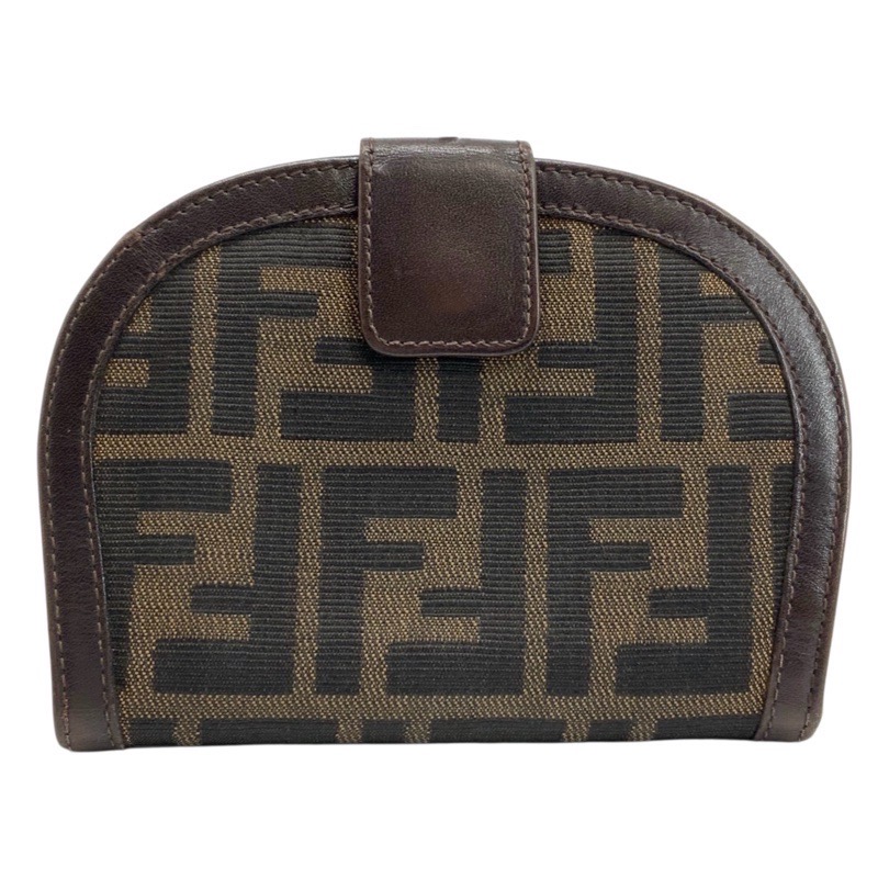 FENDI　フェンディ　中古品　USED-B　2804-01223　ズッカ柄　二つ折り財布　ｔ3101934927900004　レディース　質屋　かんてい局つかざん店