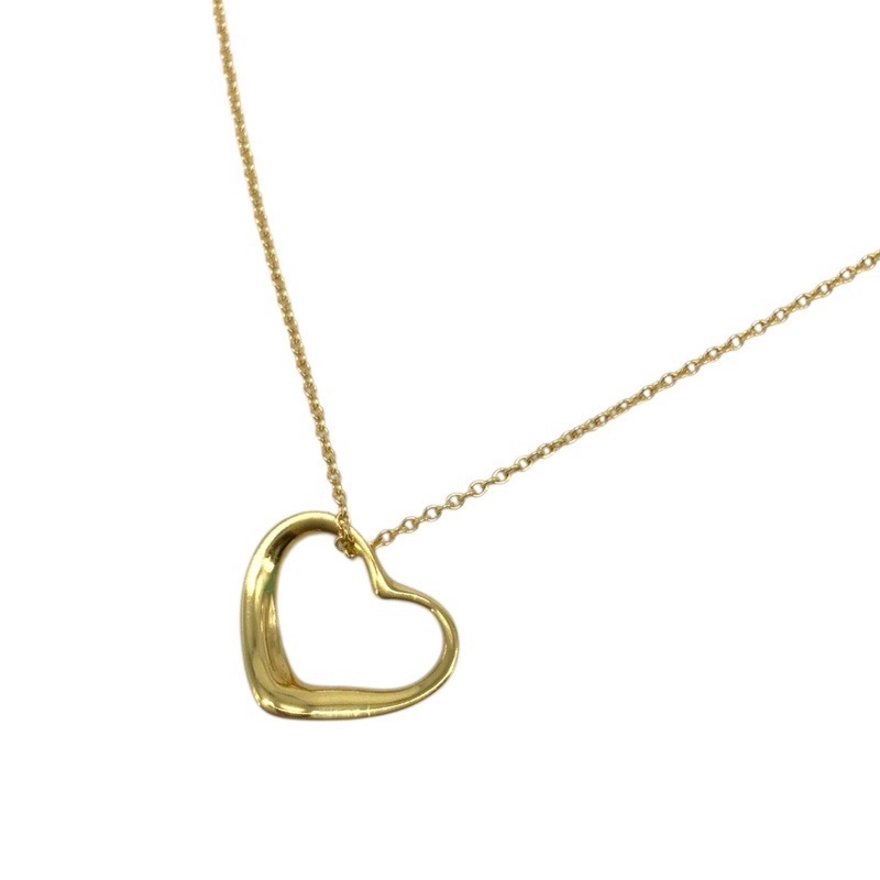【決算SALE　2026】TIFFANY＆Co.　ティファニー　中古品　USED-AB　オープンハートネックレス　エルサペレッティ　2.6g　g3103462927900035　レディース　かんてい局宜野湾愛知店 50,880円