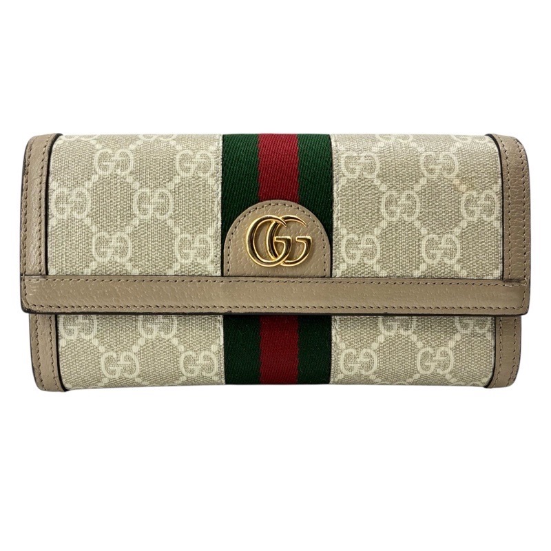 GUCCI【グッチ】二つ折り長紙入れ 523153・2149 オフィディア GGコンチネンタルウォレット レディース【中古品/USED-B】一六銀行 かんてい局那覇店 ｎ3101900927900031