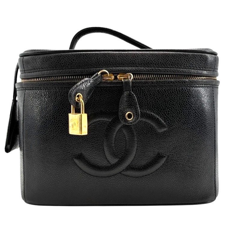 CHANEL シャネル 中古品 USED-B A06329 ココマーク キャビアひと肌 バニティバッグ g3100315927900006 レディース かんてい局宜野湾愛知店